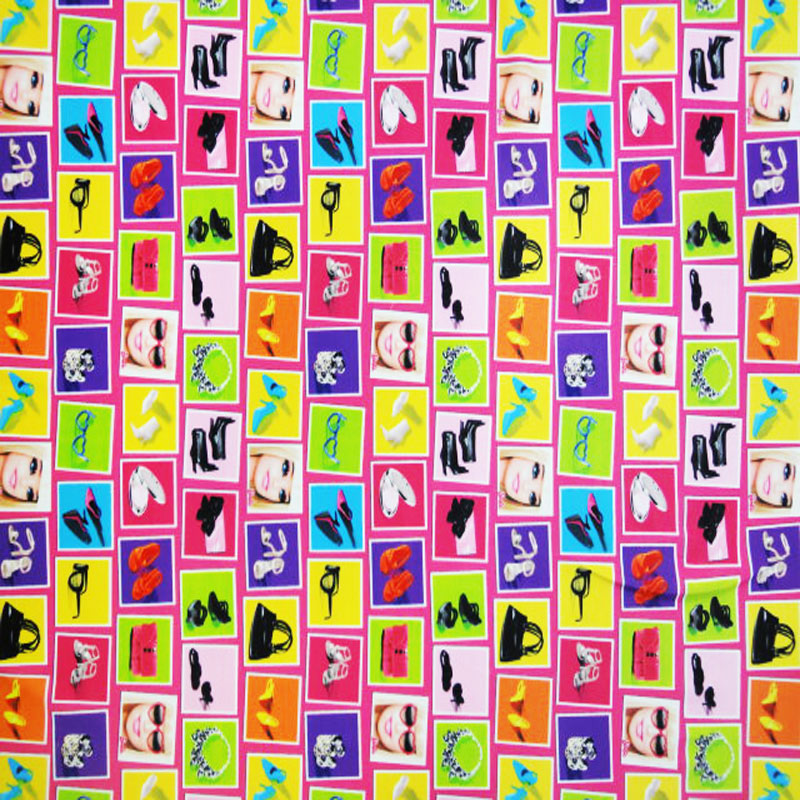 barbie print fabric